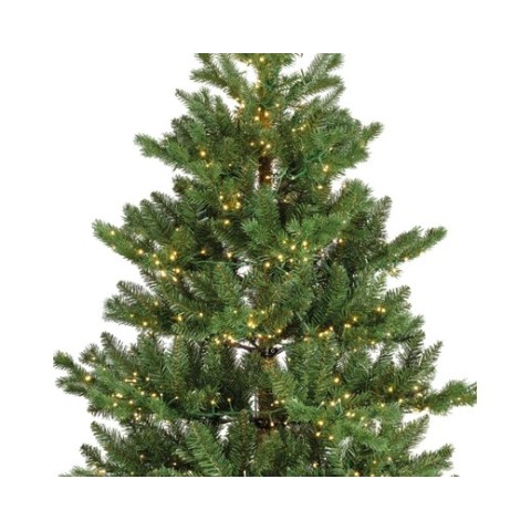 ABETE ALBA CON 2400 LUCI LED H.210CM. VERDE 2